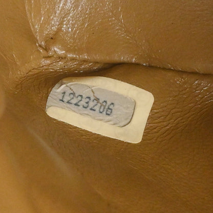 Chanel 1989-1991 Beige Lambskin Turnlock Small Full Flap Shoulder Bag