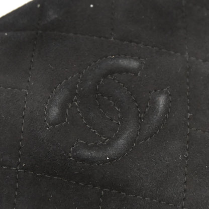 Chanel 1991-1994 Black Suede Camera Bag Mini