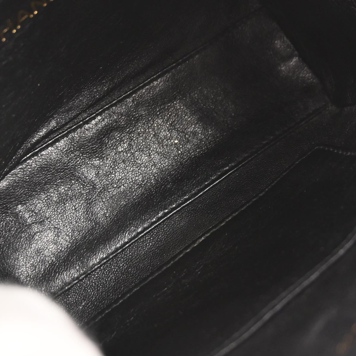 Chanel 1991-1994 Black Suede Camera Bag Mini