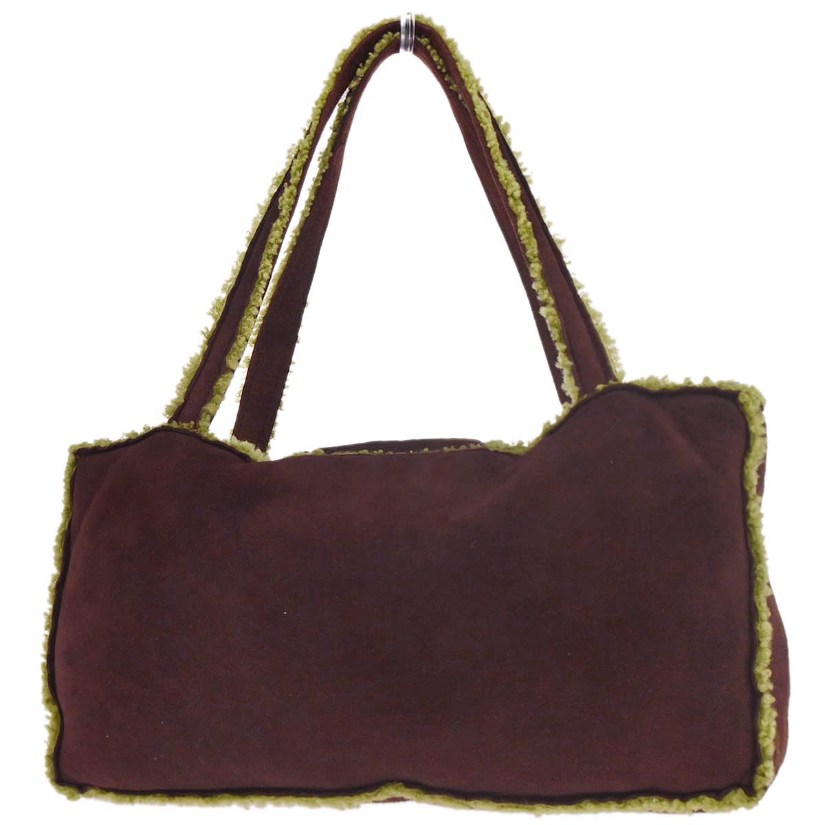 Chanel Brown Mouton Tote Handbag