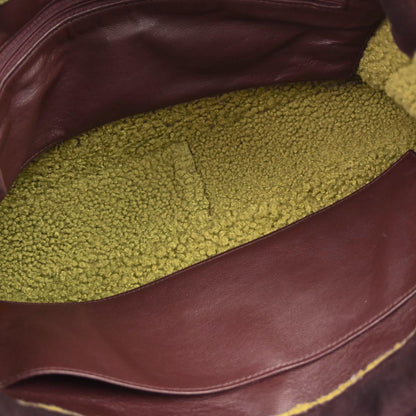 Chanel Brown Mouton Tote Handbag