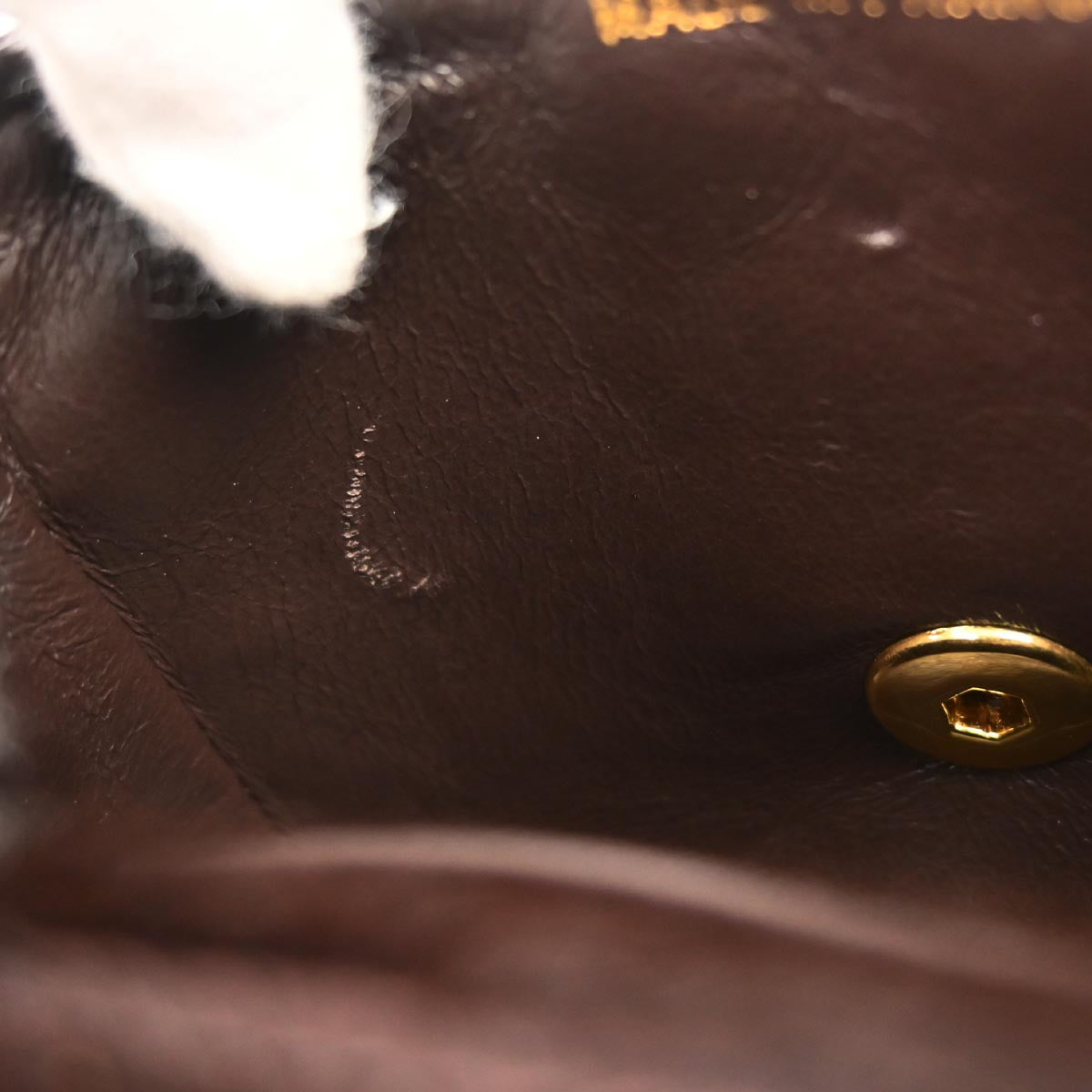 Chanel Brown Pony Hair Micro Classic Flap Handbag