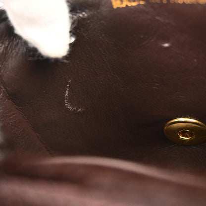 Chanel Brown Pony Hair Micro Classic Flap Handbag