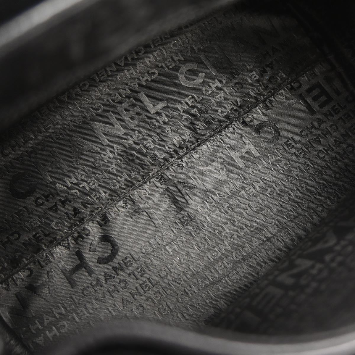 Chanel Black Caviar Skin Accordion Flap Handbag