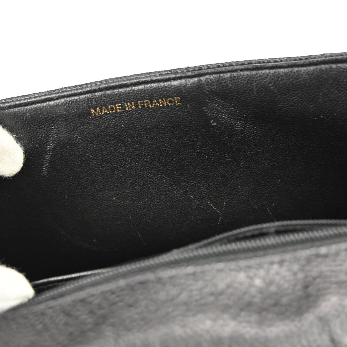 Chanel Black Caviar Skin Shoulder Bag