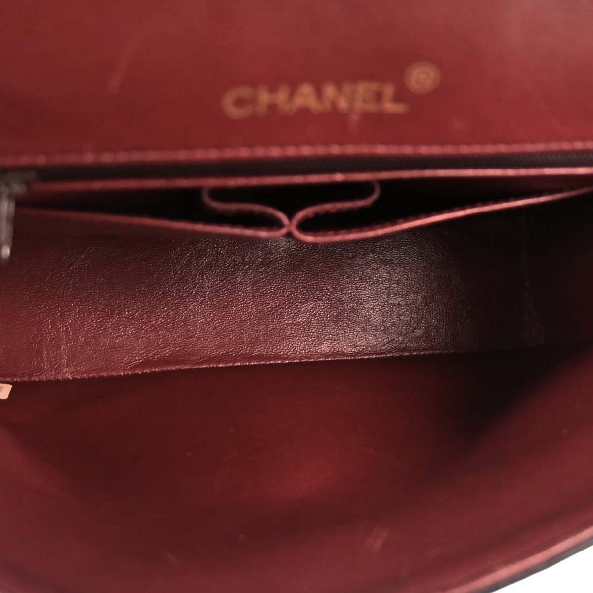 Chanel Black Lambskin Medium Double Flap Shoulder Bag