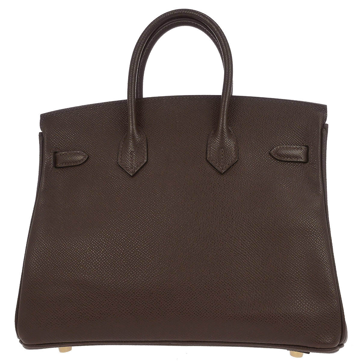 Hermes Chocolat Epsom Birkin 25 Handbag