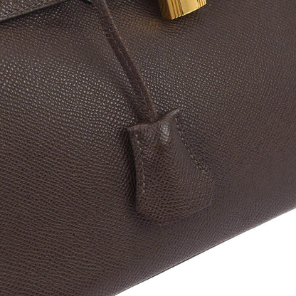 Hermes Chocolat Epsom Birkin 25 Handbag