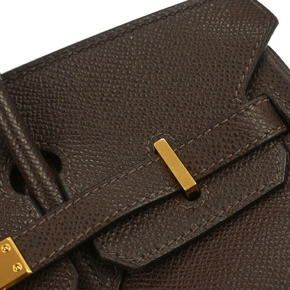 Hermes Chocolat Epsom Birkin 25 Handbag