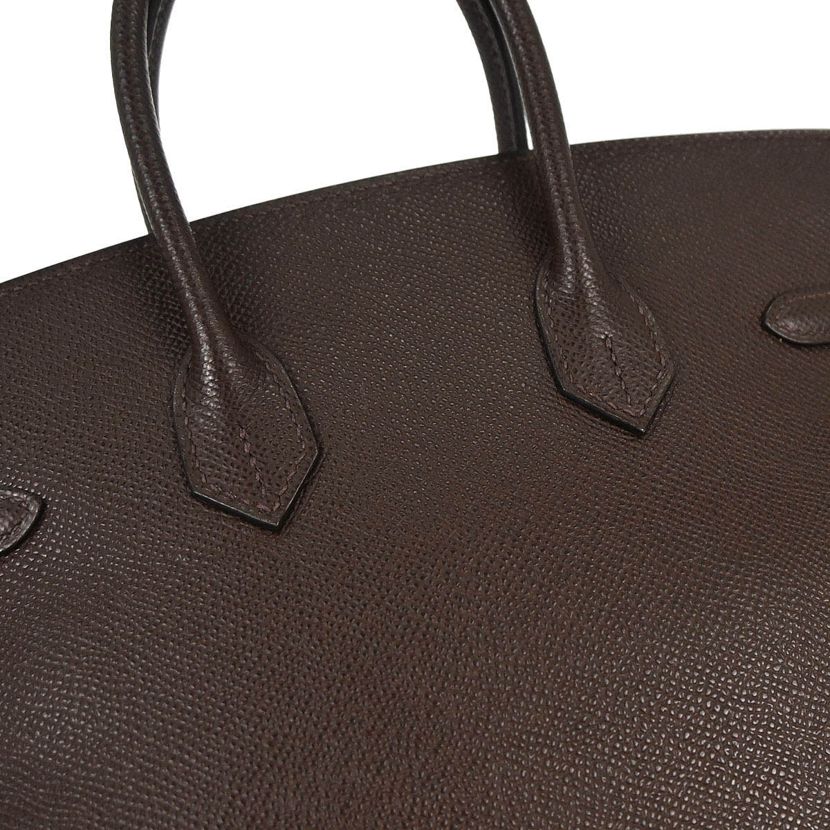 Hermes Chocolat Epsom Birkin 25 Handbag