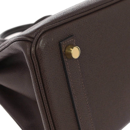 Hermes Chocolat Epsom Birkin 25 Handbag