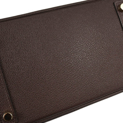 Hermes Chocolat Epsom Birkin 25 Handbag