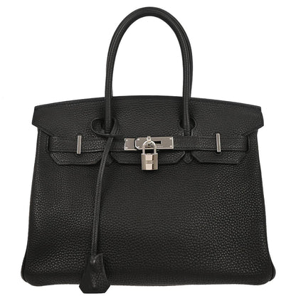Hermes Black Togo Birkin 30 Handbag