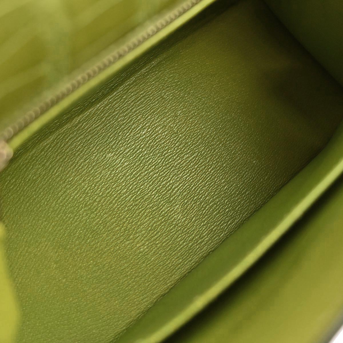 Hermes * Anis Green Alligator Kelly 25 Sellier 2way Shoulder Handbag
