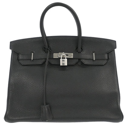 Hermes Black Togo Birkin 35 Handbag