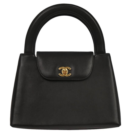 Chanel 1997-1999 Black Lambskin Handbag