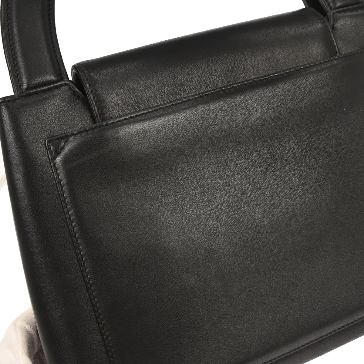 Chanel 1997-1999 Black Lambskin Handbag