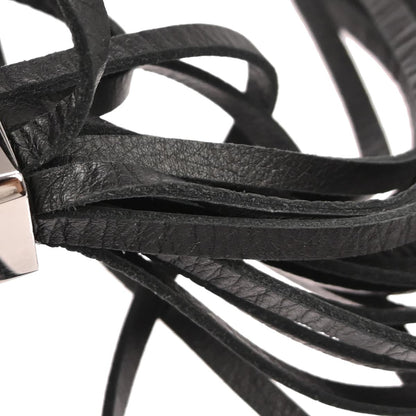 Chanel 2003-2004 Black Nylon Mesh Tassel Hobo Handbag