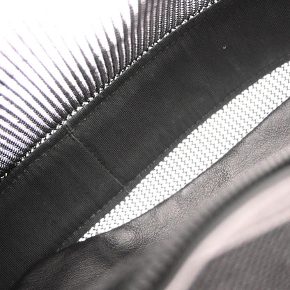 Chanel 2003-2004 Black Nylon Mesh Tassel Hobo Handbag