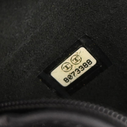 Chanel 2003-2004 Black Nylon Mesh Tassel Hobo Handbag