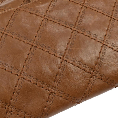 Chanel 2012 Brown Calfskin Mademoiselle Lock Chain Shoulder Bag