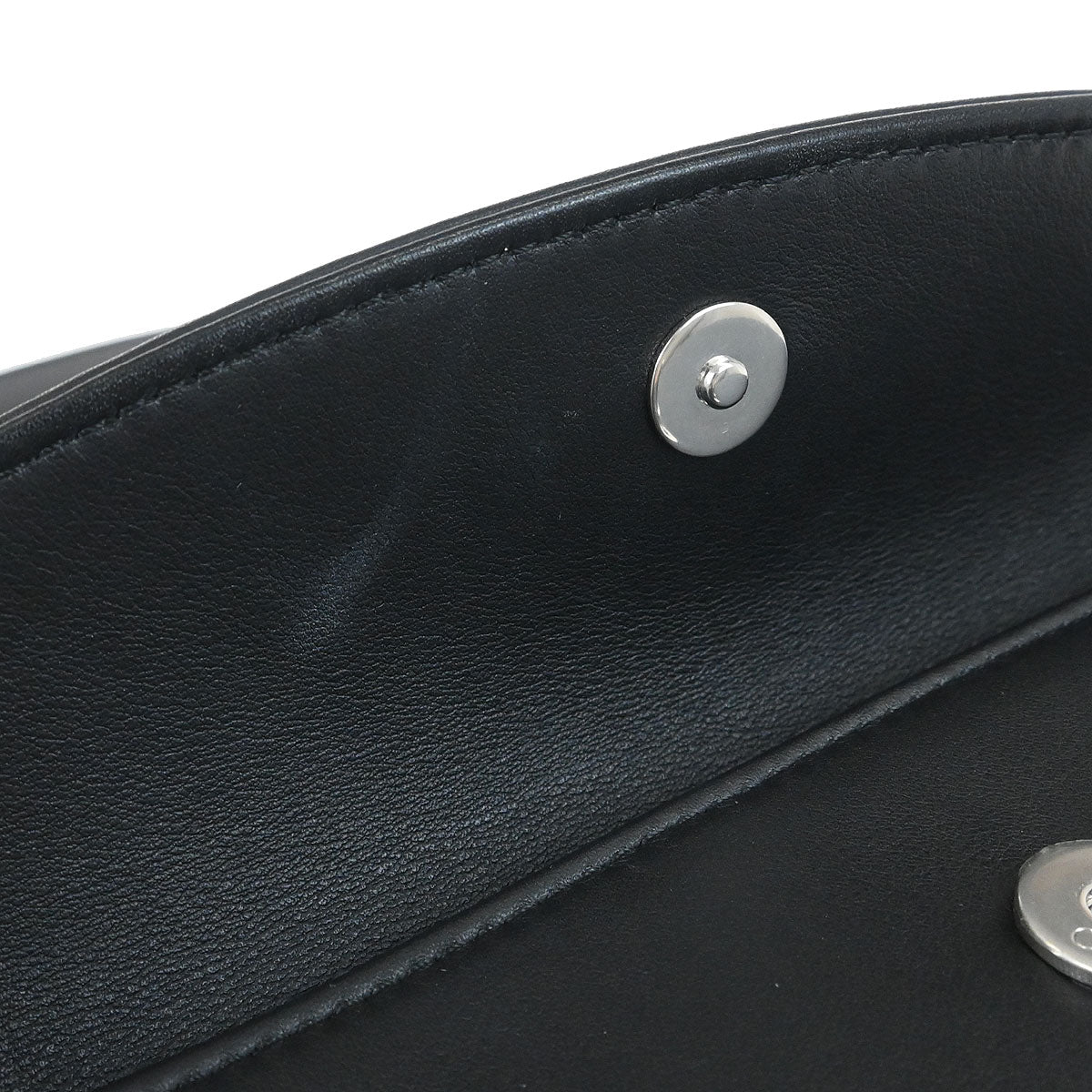 Chanel 2018 Black Calfskin Coco Eyelets Round Flap Shoulder Bag