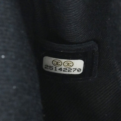 Chanel 2018 Black Calfskin Coco Eyelets Round Flap Shoulder Bag