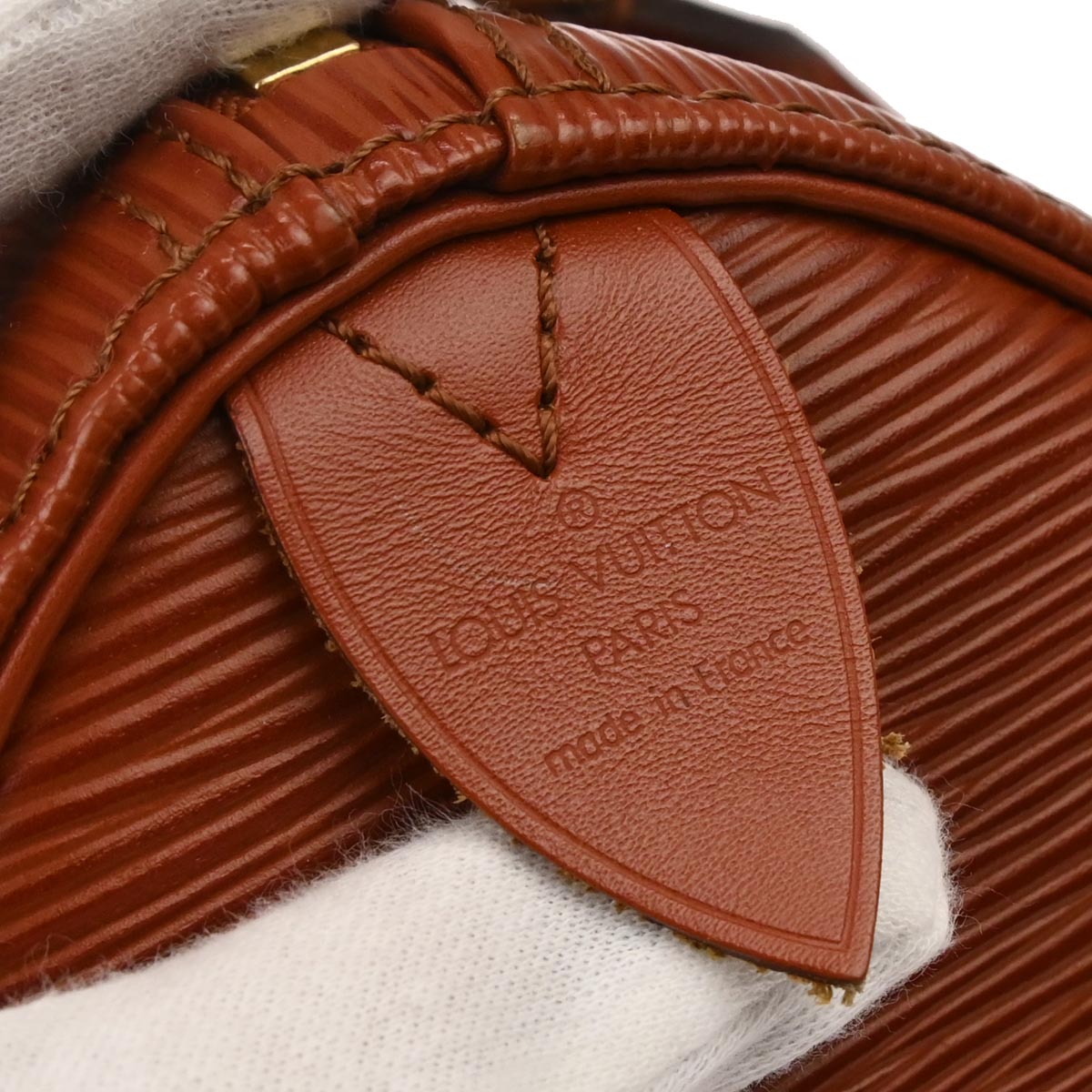 Louis Vuitton Brown Epi Speedy 25 Handbag M43013