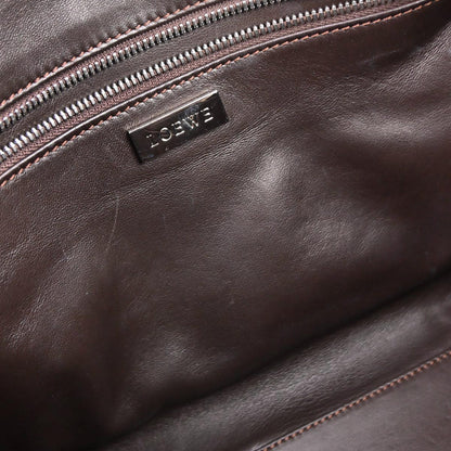 Loewe * Brown Crocodile Amazona 36 Handbag