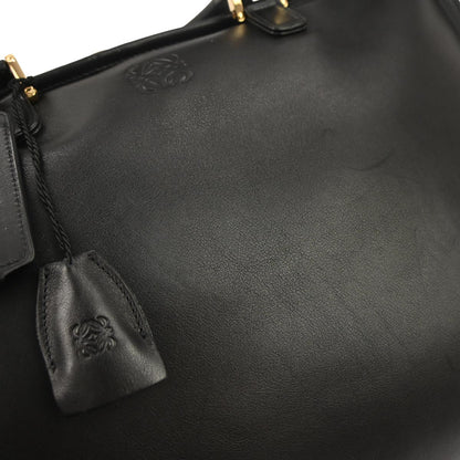 Loewe Black Leather Amazona 40 Handbag