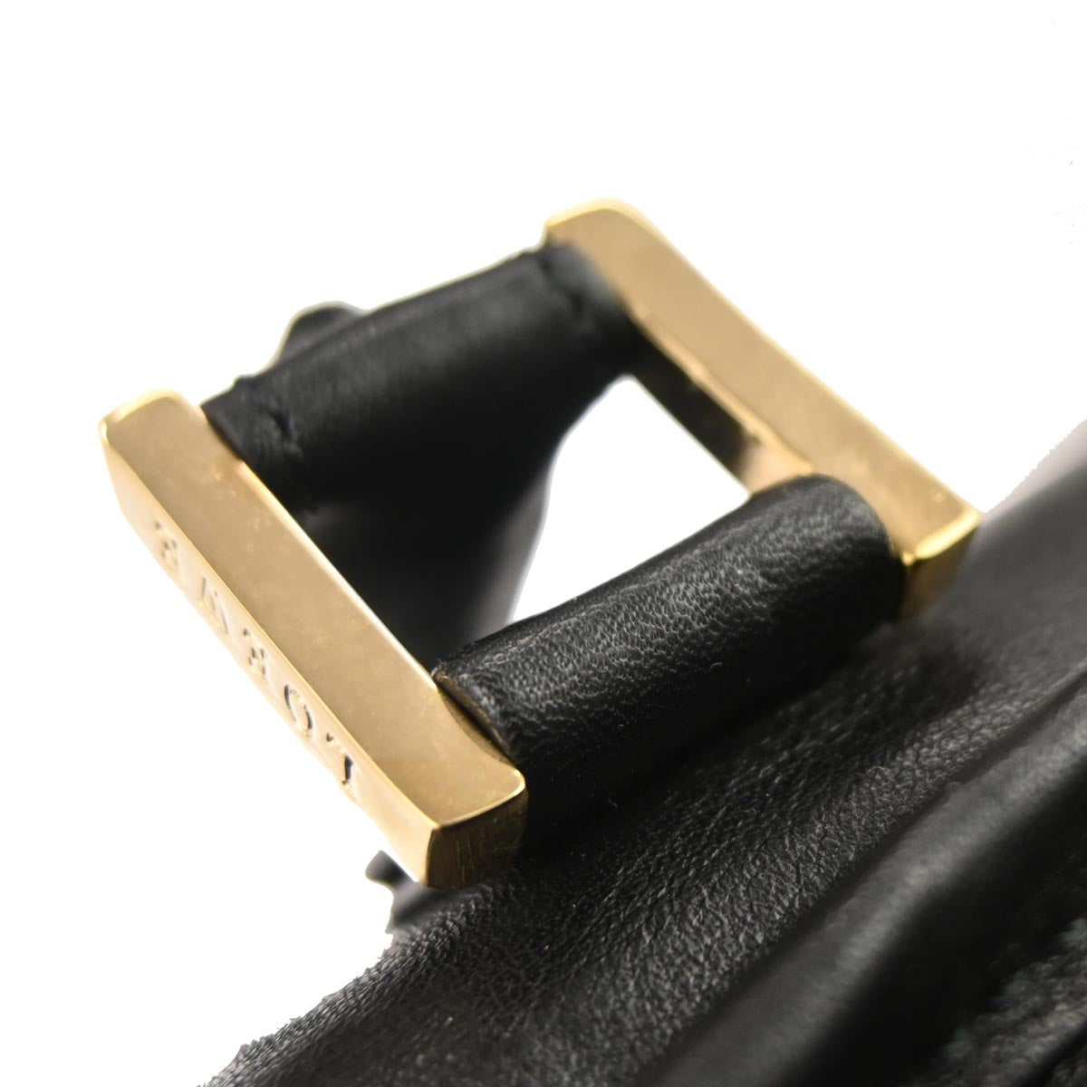 Loewe Black Leather Amazona 40 Handbag