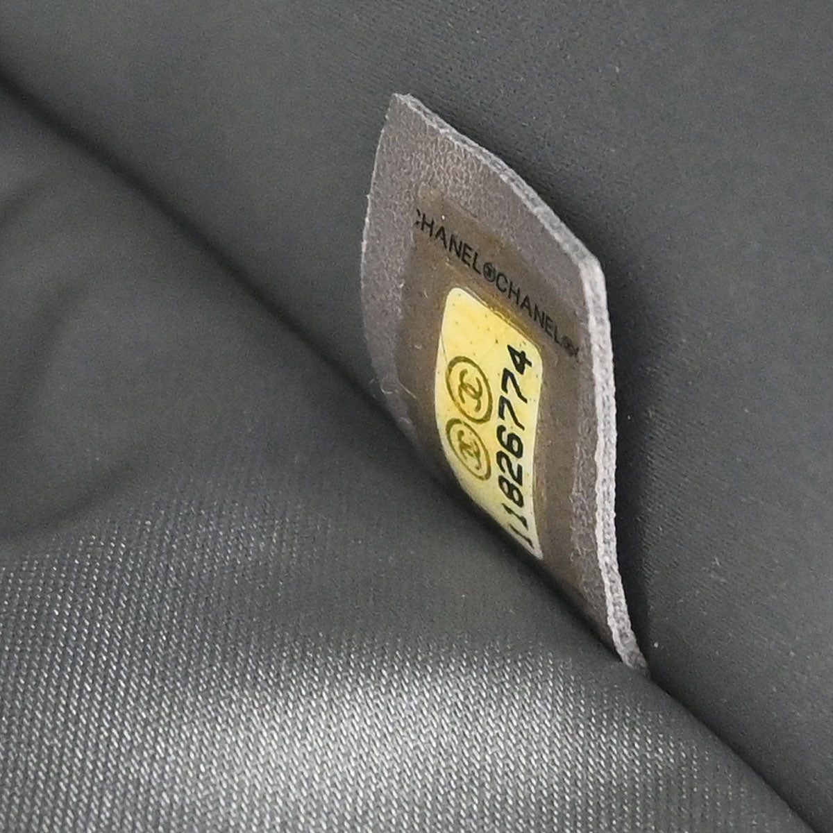 Chanel Silver PVC Lambskin Ice Cube Jumbo Shoulder Bag