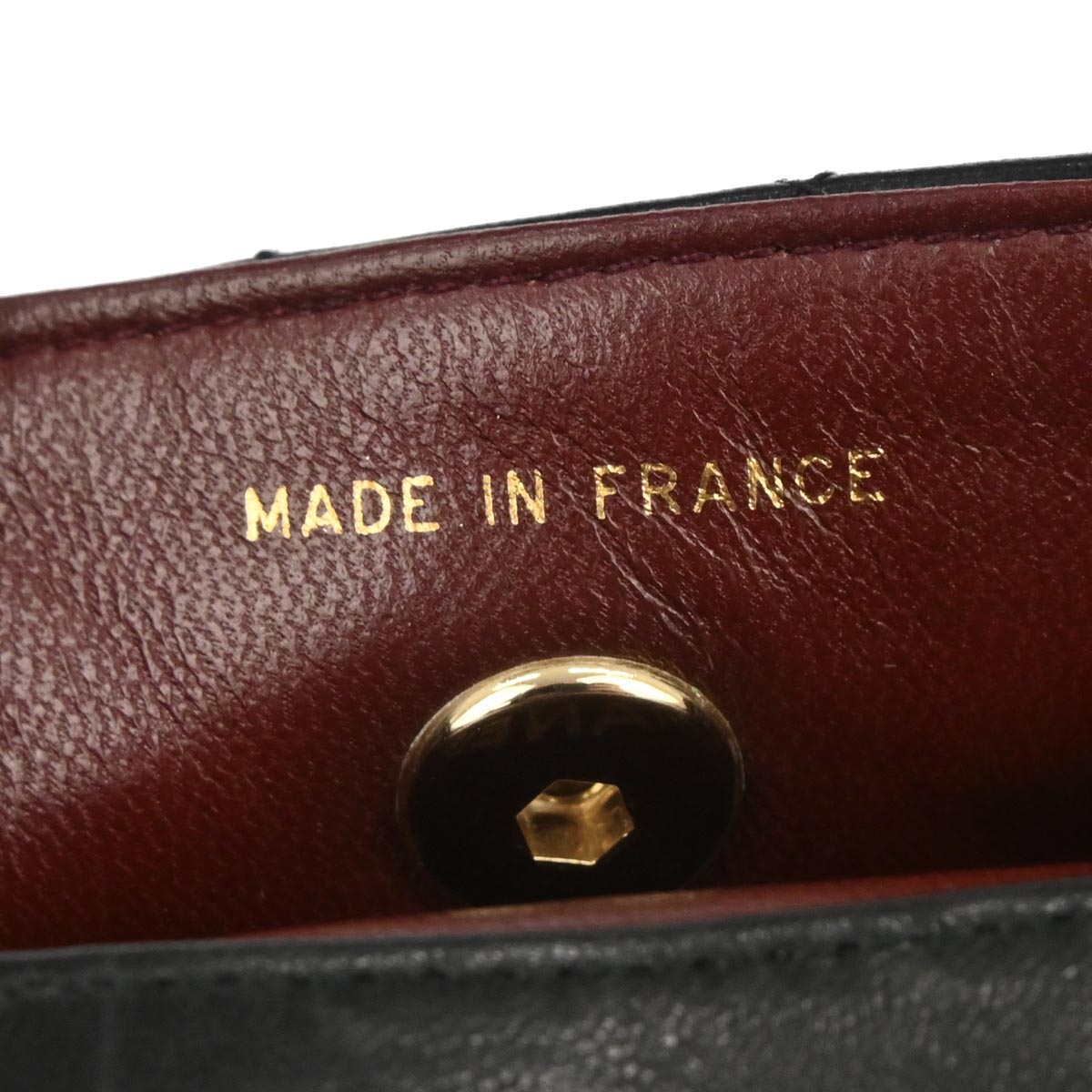 Chanel 1989-1991 Black Lambskin Shoulder Bag