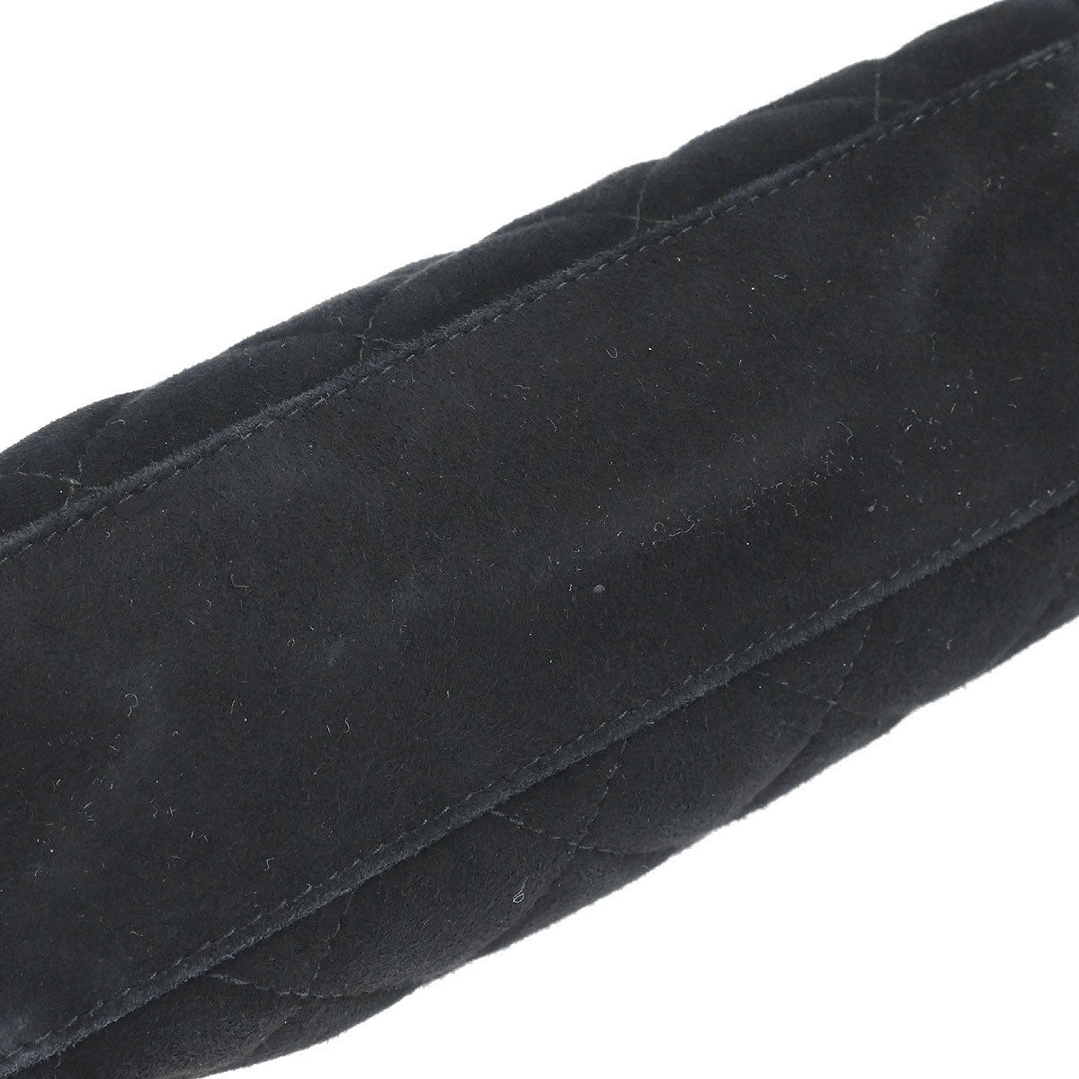 Chanel 1991-1994 Black Suede Camera Bag Mini