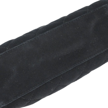 Chanel 1991-1994 Black Suede Camera Bag Mini