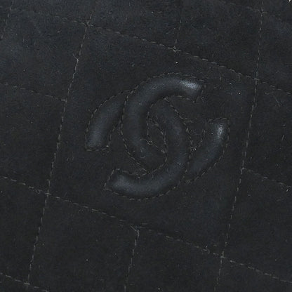 Chanel 1991-1994 Black Suede Camera Bag Mini