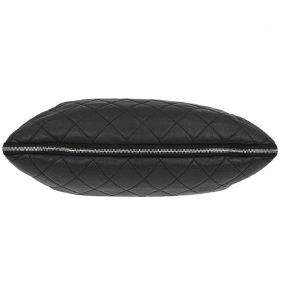 Chanel 2009-2010 Black Calfskin Boating Classic Shopper Tote Bag