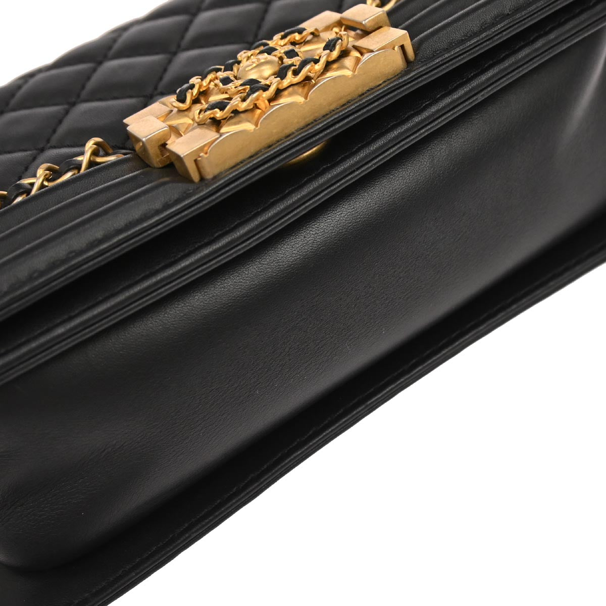 Boy Chanel 2019 Black Lambskin Small Chain Shoulder Bag