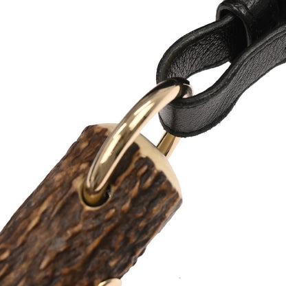 Yves Saint Laurent Black Suede Studded Mombasa Handbag