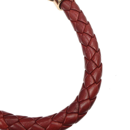 Yves Saint Laurent Red Calfskin Tassel Hobo Handbag