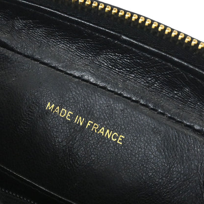 Chanel 1991-1994 Black Caviar Skin Camera Bag Mini