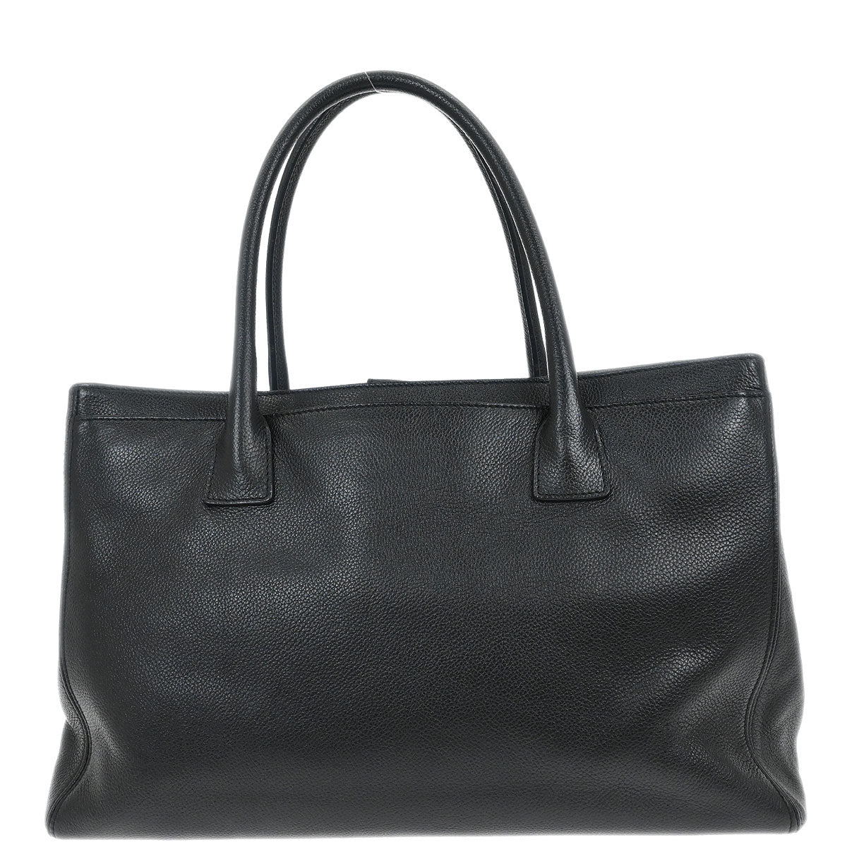 Chanel 2008-2009 Black Calfskin Executive Cerf Tote Bag