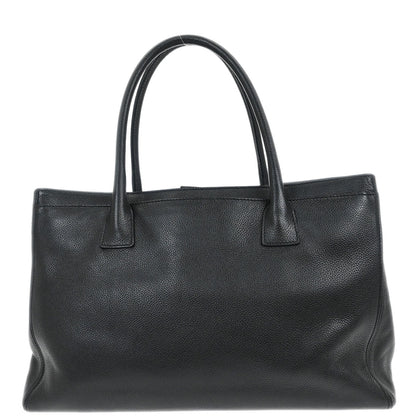 Chanel 2008-2009 Black Calfskin Executive Cerf Tote Bag