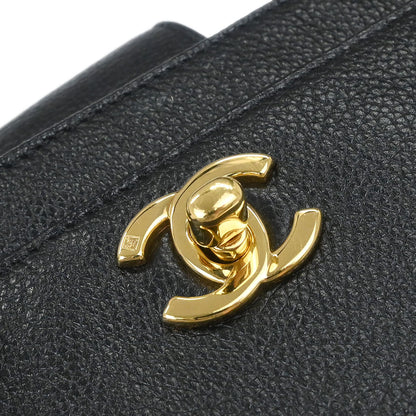 Chanel 2008-2009 Black Calfskin Executive Cerf Tote Bag
