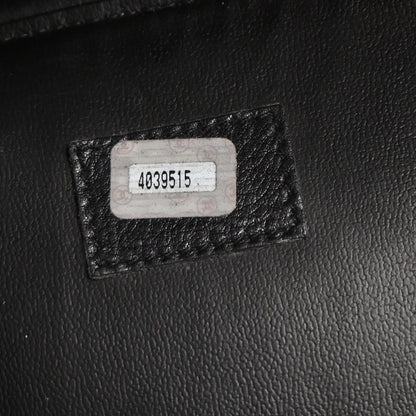 Chanel Black Lambskin Bicolore 2way Duffle Shoulder Handbag