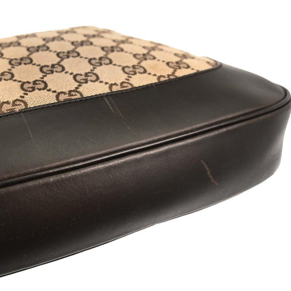 Gucci Brown Jackie GG Sherry Hobo Shoulder Bag