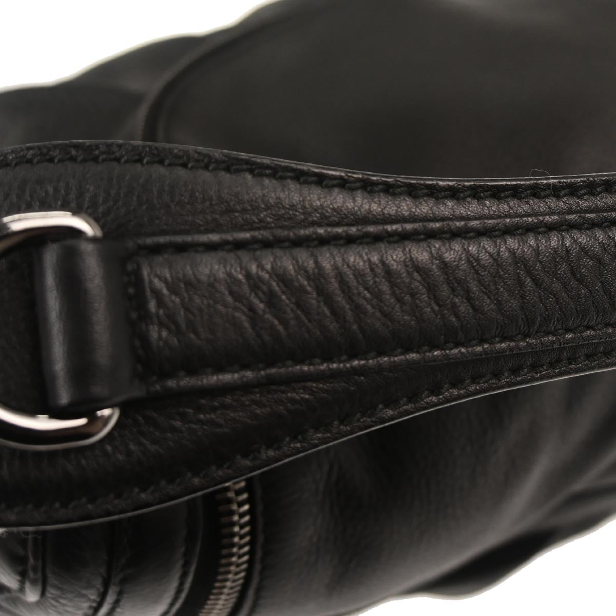 Gucci Black Leather Icon Bit 2way Shoulder Handbag