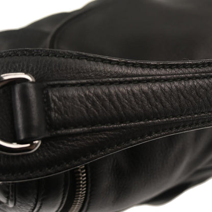 Gucci Black Leather Icon Bit 2way Shoulder Handbag