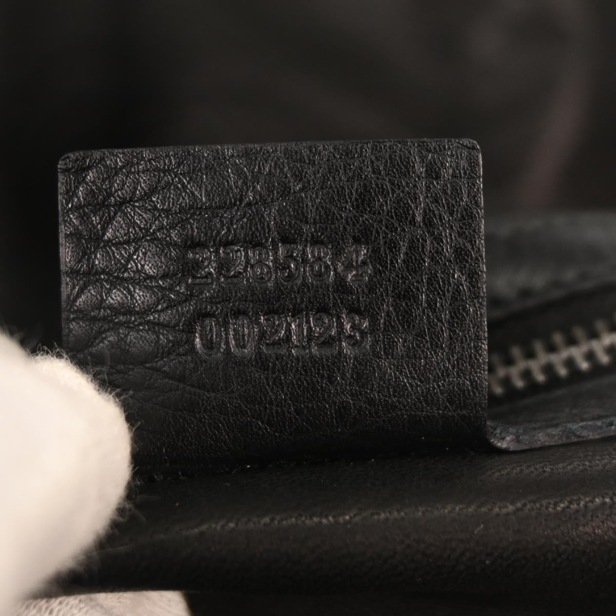 Gucci Black Leather Icon Bit 2way Shoulder Handbag