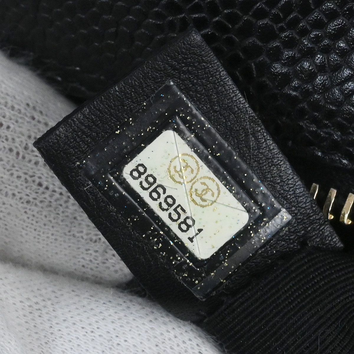 Chanel 2003-2004 Black Caviar Skin  Bowling Bag 27